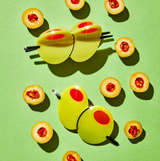 Large Olive Hair Claw Clip