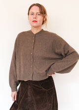 Merino Wool Cardigan - Taupe