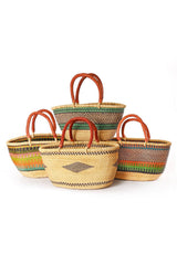 Large Oval Picnic Basket - Assorted