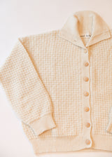Lattice Cardigan - Natural