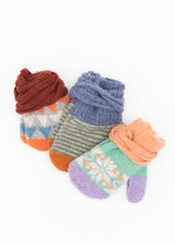 Kids' Patterned Lambswool Mittens