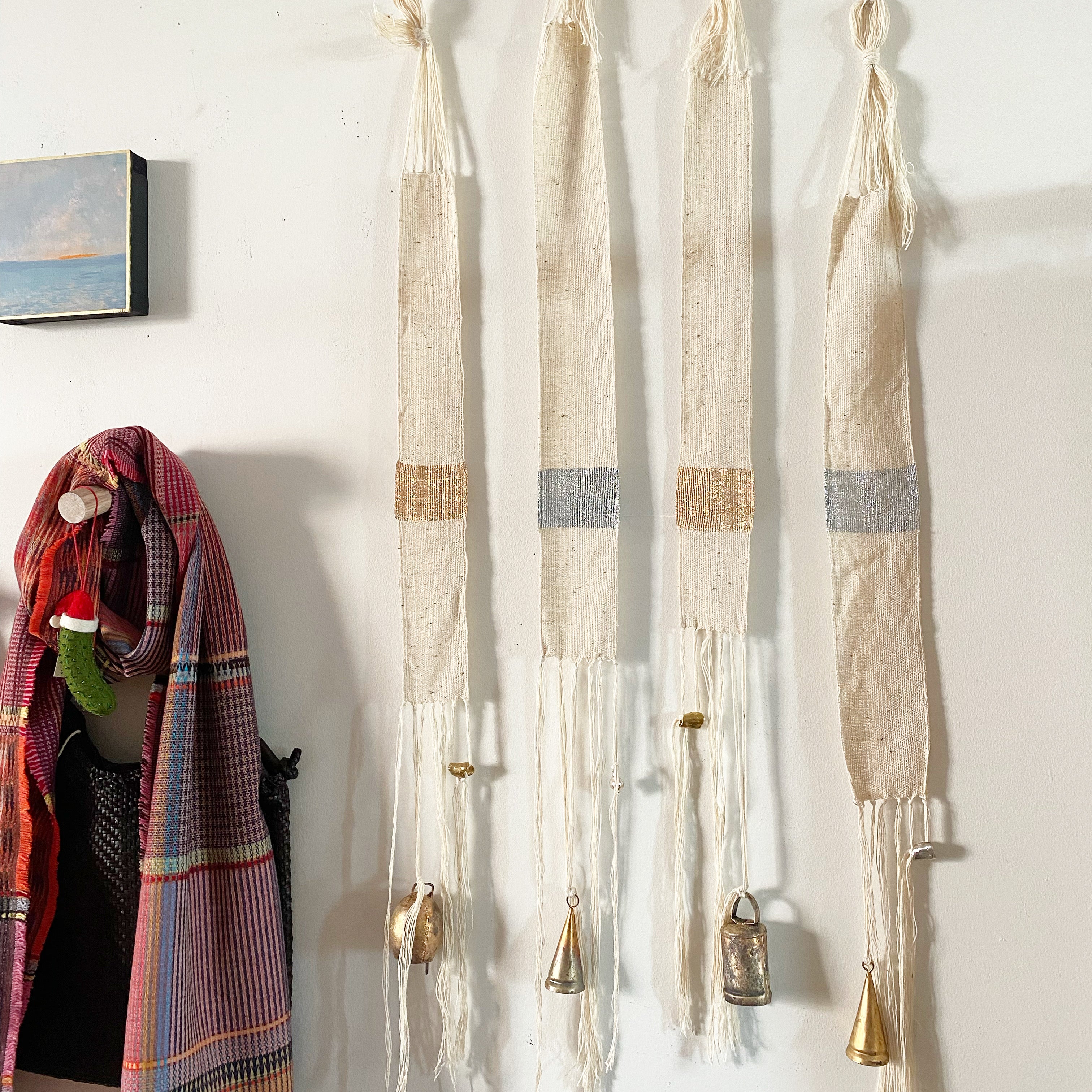 Handwoven Panel w/ Bell – Abigail Rose & Lily Too