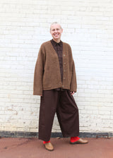 Wide Pants - Dk Cacao