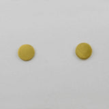 Disc Stud Earrings