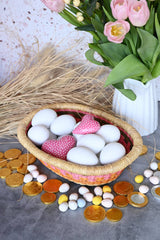 Assorted Colorful Bolga Bread Basket