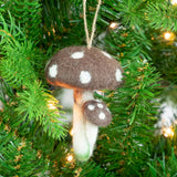 Ornament - Felt Mushrooms - 6 Assorted Pieces