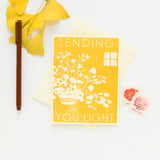 Sending Light Friendship Card