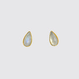 Shiny Tear Drop Studs - EJ2062