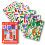 Book Lovers Assorted Letterpress Cards Set of 6