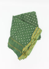 Bandhani Dupatta Scarf - Green