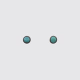 Tiny Faceted Round Stud Earrings - EJ2148