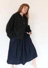 Baby Alpaca Cardigan - Anthracite
