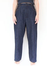 Denim Straight Pants - Indigo