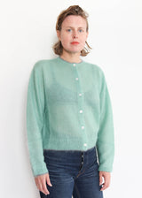 Cardigan - Green/Gray