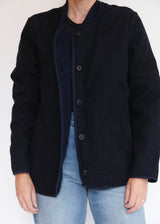 Diamond Car Coat - Midnight