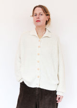 Lattice Cardigan - Natural