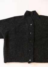 Baby Alpaca Cardigan - Anthracite