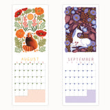 Papio Press Flora and Fauna 2027 Wall Calendar