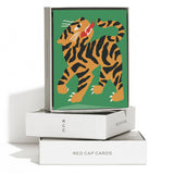 Growling Tiger greeting card