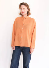 Gingham Shirt - Orange/Mocha