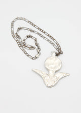 Flower Charm w/ Chain Necklace