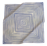 No. 015 Sammie Bandana - Light Blue/Cream