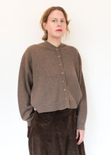 Merino Wool Cardigan - Taupe