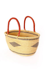 Large Oval Picnic Basket - Assorted