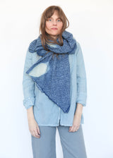 Pindot Dupatta - Indigo