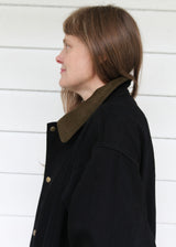 Town & Country Coat - Washed Black