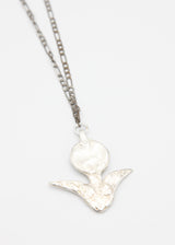 Flower Charm w/ Chain Necklace