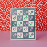 Geoflorals Assorted Cards Letterpress Set of 6