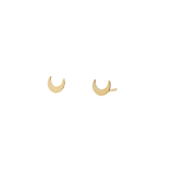 Crescent Moon Gold-Filled Studs