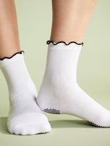 Thermal Ruffle Sporty Grip Crew