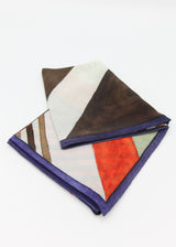 Printed Silk Scarf - Oblique