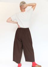 Wide Pants - Dk Cacao