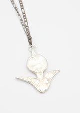 Flower Charm w/ Chain Necklace