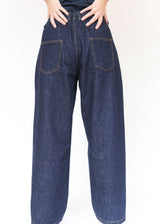 Denim Straight Pants - Indigo