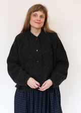 Baby Alpaca Cardigan - Anthracite