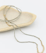 Storm Crystals Long Full Necklace