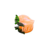 Mini Peach Hair Claw Clip