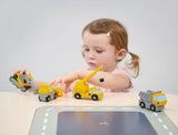 4-Piece Kids' Construction Building Vehicles Toy Set