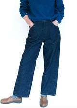 Denim Straight Pants - Indigo SALE