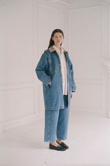 Town & Country Coat - Medium Blue