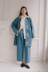 Town & Country Coat - Medium Blue