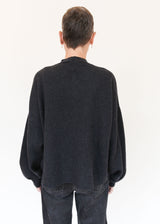 Merino Wool Cardigan - Anthracite