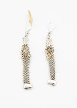 Sterling Silver Woven Earrings