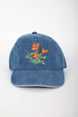 Kids Poppy Cap - Denim