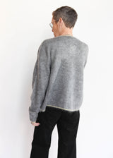 Cardigan - Gray/Yellow