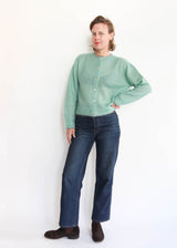 Cardigan - Green/Gray